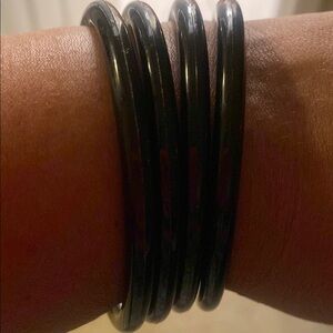 Black Bangle Bracelets